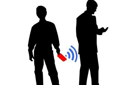 RFID readers can be used to steal a nearby person's identity. 