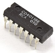 Photo of a 4011 NAND gate