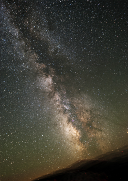 Milky Way photo; Golden State Star Party; 2010