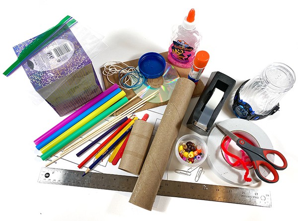 Materials needed for the 'Counteract Deforestation by Designing a Seeding Machine' lesson.