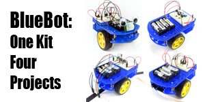Four Fun Builds in One BlueBot Robotics Kit!