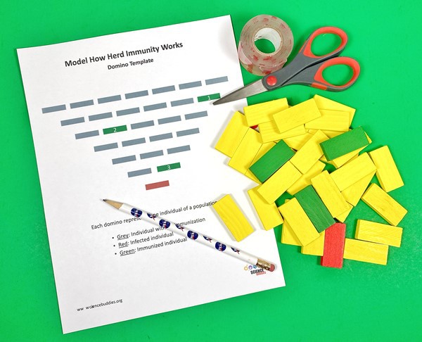 Materials needed for the 'Model How Herd Immunity Works' activity