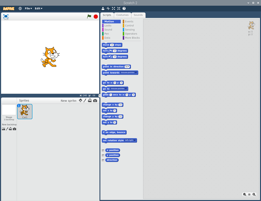 Scratch main screen 1.1