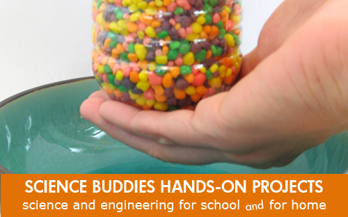 Weekly Science Activity Spotlight /  Candy Physics Waterfall Science Project for School or Family Science