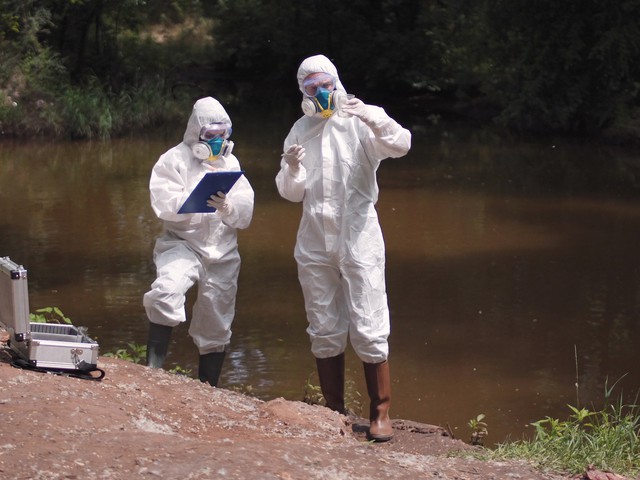 Checking chemicals in water