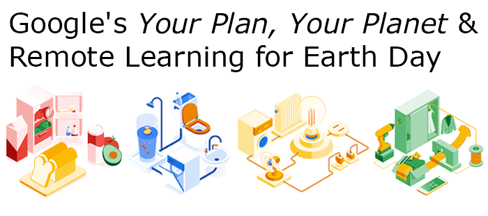 Your Plan Your Planet illustrations highlighting food, water, energy, and stuff we all consume