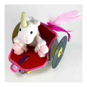 Unicorn trailer balloon car - Unicorn-themed Make-Believe STEM Science Experiments