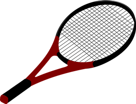 a tennis racquet