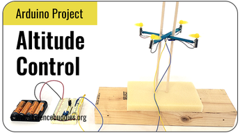 Next-Level Makerspace STEM: Drone altitude control project with popsicle stick mini drone