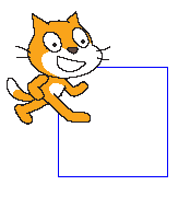 raspberry pi  scratch screen square stage