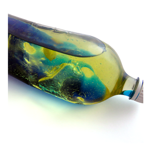 Wave scene in a plastic bottle - Pirate-themed Make-Believe STEM Science Experiments