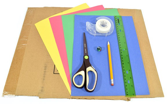 Materials needed for the roller coaster activity