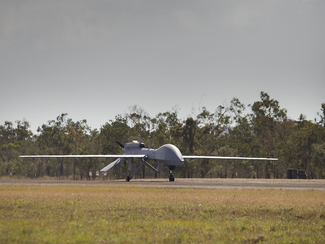 general atomics gray eagle plane for crops