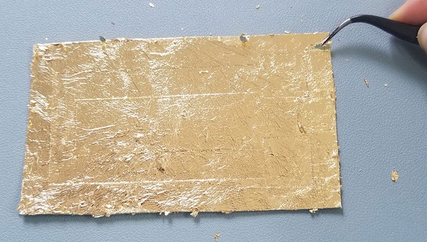Diagram of how to cut the metal leaf circuit in preparation of removing the vinyl. 