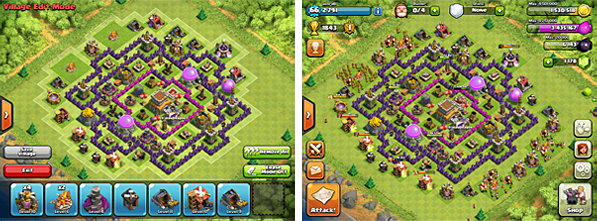 Clash of Clans village planning and design
